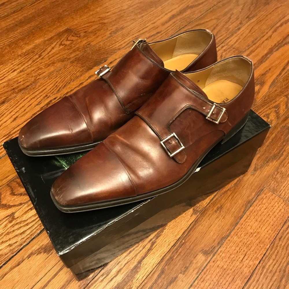 Magnanni Double Monkstrap Dress Shoes “Guamet”